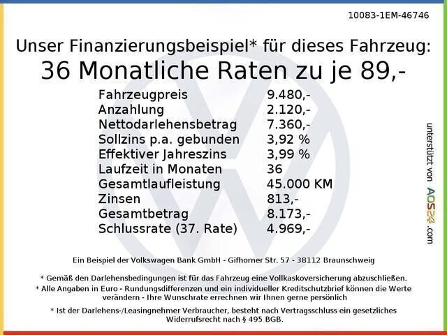 Gebraucht VW up! 60 PS (44 kW) 2020 Weiß Kleinwagen