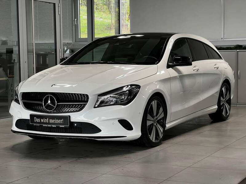 Unilack polarweiß Gebraucht 2018 Mercedes CLA200 Shooting Brake Urban Kombi | 22.430 € (Fairer Preis) - Bild 1/3