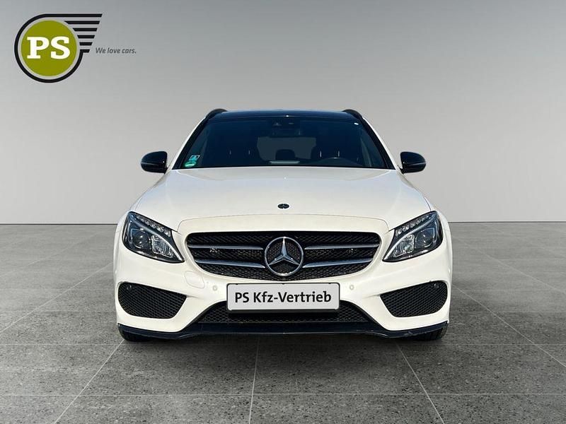 Gebraucht Mercedes C250 AMG line 211 PS (155 kW) 2018 Weiß Kombi