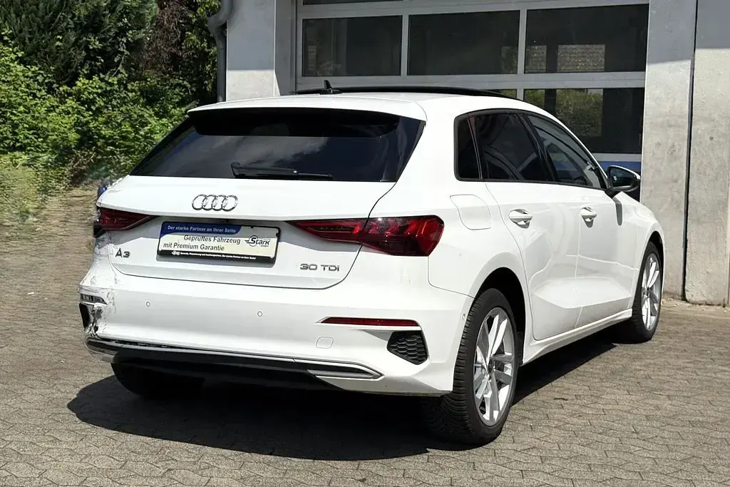 Brugt Audi A3 Advanced 116 HK (85 kW) 2023 Hvid Sedan