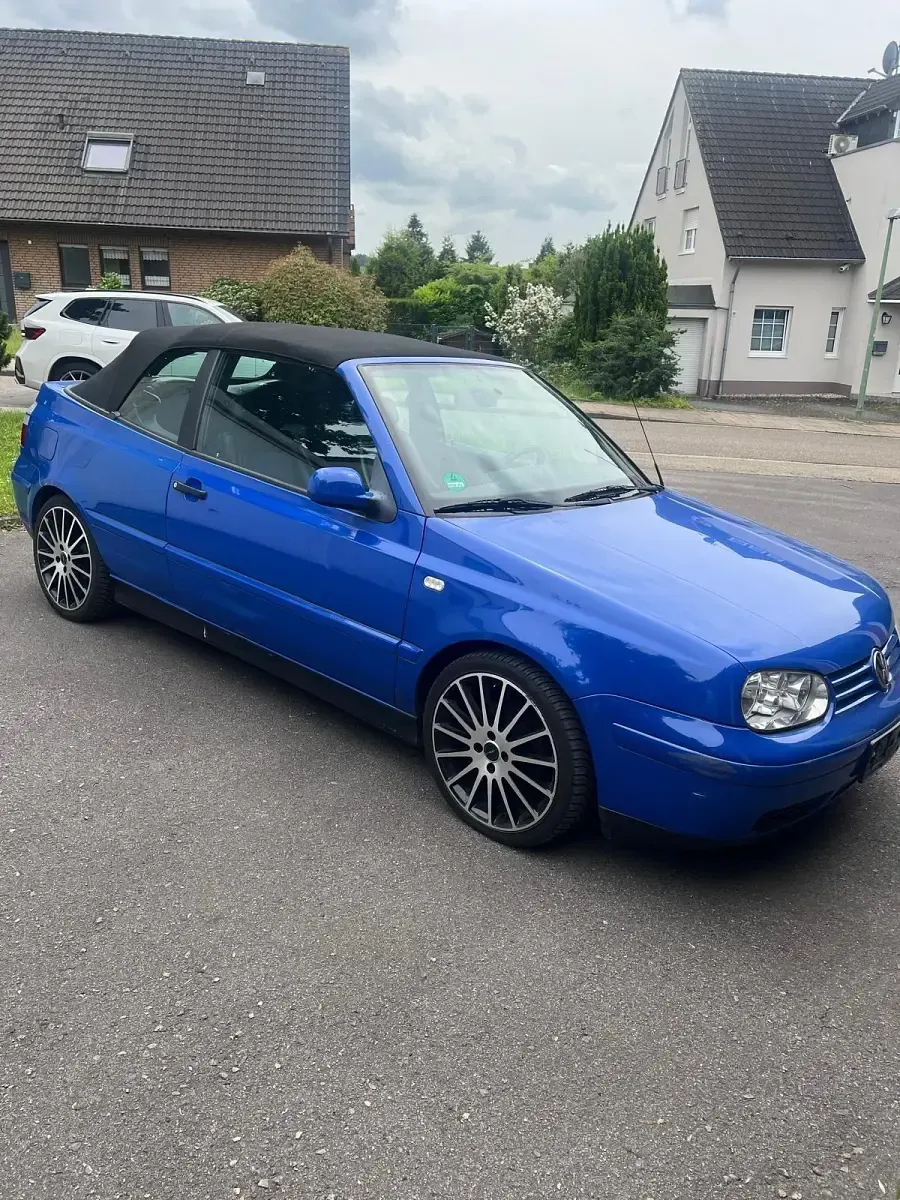 Gebraucht VW Golf Conceptline 101 PS (74 kW) 1999 Blau Cabrio