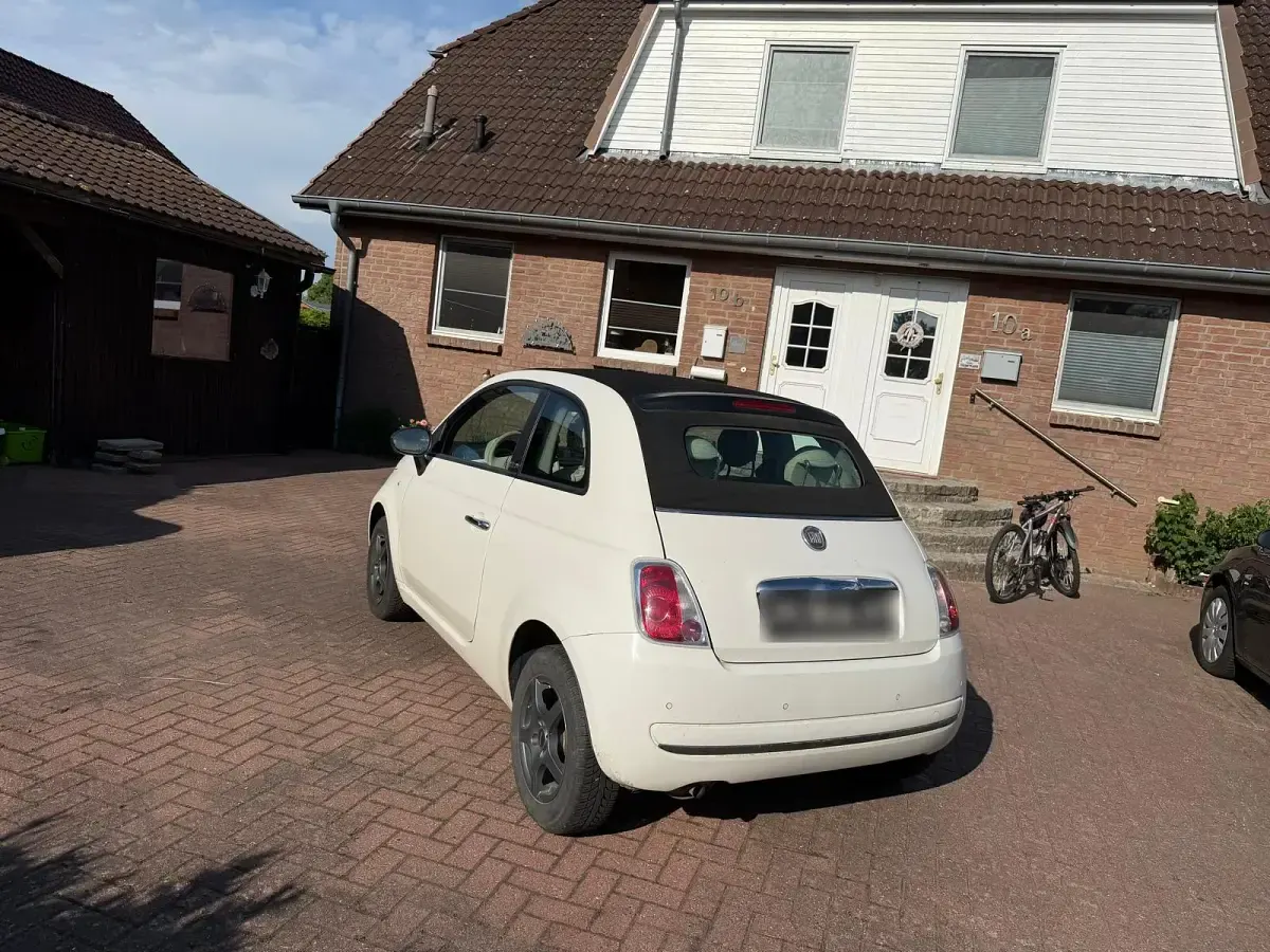 Gebraucht Fiat 500 69 PS (50 kW) 2012 Weiß Cabrio