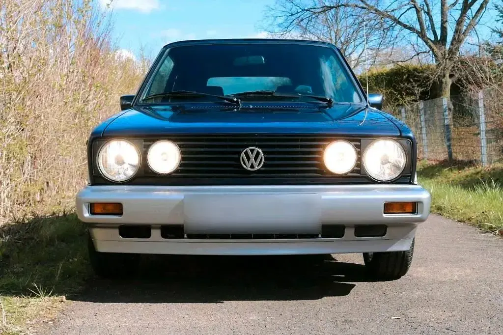 Brugt VW Golf Cabriolet 98 HK (72 kW) 1991 Blå Cabriolet