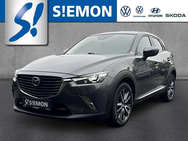 Grau Gebraucht 2018 Mazda CX-3 Sports-Line SUV | 16.930 € (Fairer Preis) - Bild 1/4