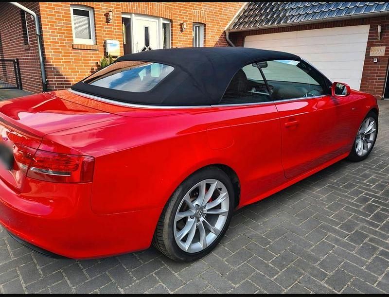 Gebraucht Audi A5 Cabriolet S-Line 170 PS (125 kW) 2010 Rot Cabrio