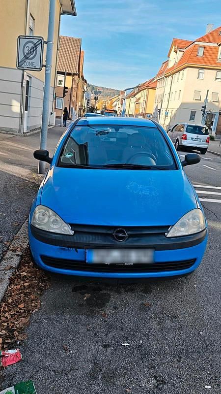 Blau Gebraucht 2001 Opel Corsa Coupé | 710 € - Bild 1/4