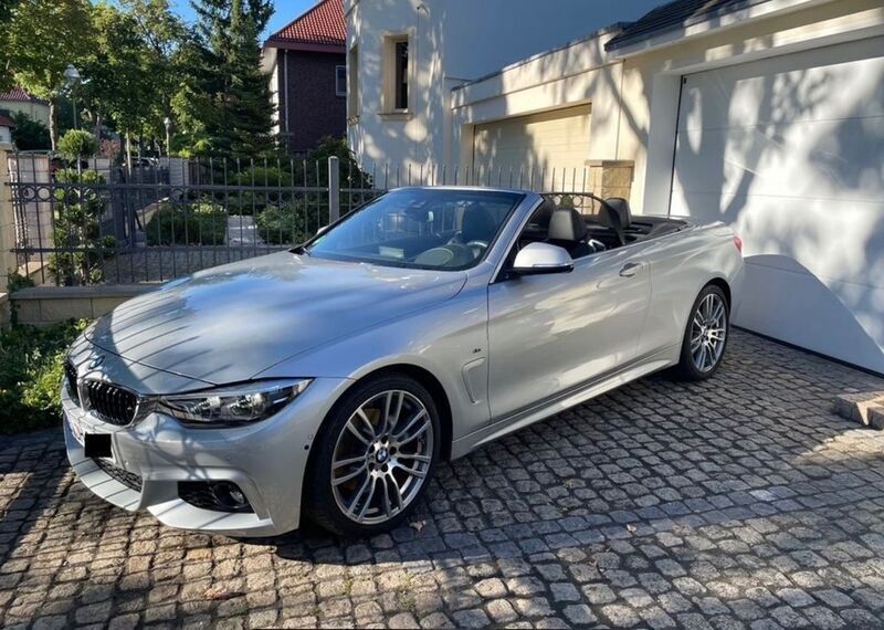 Silber Gebraucht 2018 BMW 430 Cabriolet M Sport Cabrio | 31.590 € (Fairer Preis) - Bild 1/4