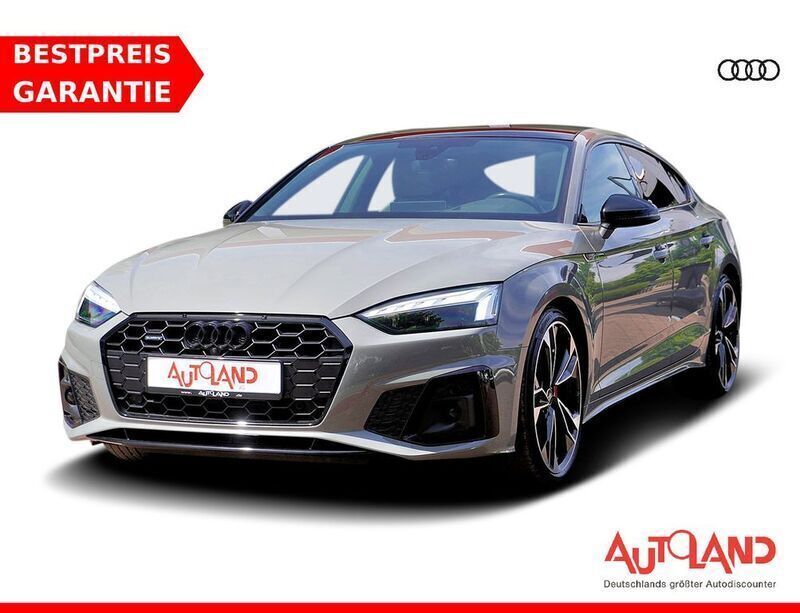 Grau Gebraucht 2020 Audi A5 Sportback Sport Coupé | 36.990 € (Teuer) - Bild 1/4