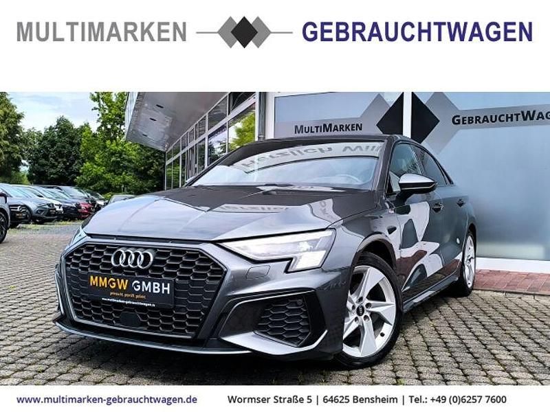Grau Gebraucht 2022 Audi A3 S-Line Limousine | 19.990 € (Guter Preis) - Bild 1/4