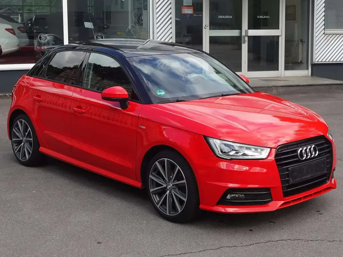 Gebraucht Audi A1 S-Line 95 PS (69 kW) 2016 Misanorot perleffekt Kleinwagen
