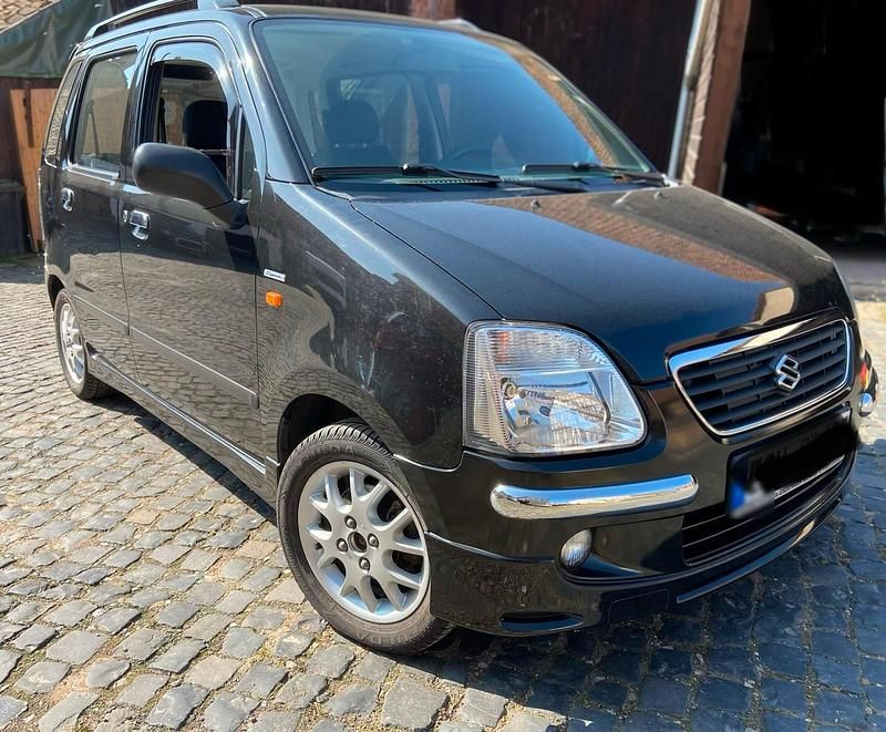 Gebraucht Suzuki Wagon R+ 76 PS (55 kW) 2002 Schwarz Van / Kleinbus