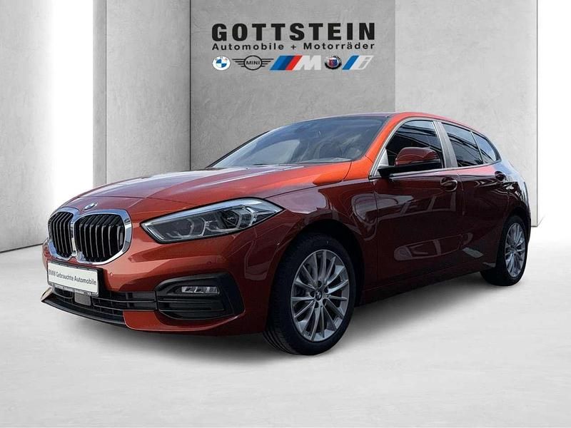 Sunset orange Gebraucht 2022 BMW 118 Advantage Kleinwagen | 22.450 € (Fairer Preis) - Bild 1/3
