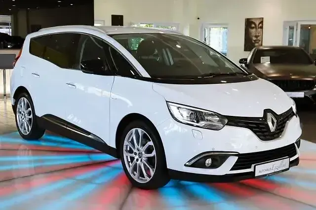 Gebraucht Renault Grand Scénic IV LIMITED 120 PS (88 kW) 2019 Weiß Van / Kleinbus