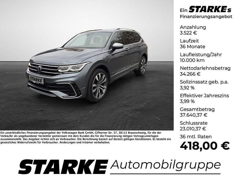 Gebraucht VW Tiguan Allspace R-line 200 PS (147 kW) 2021 Platinum grey metallic SUV