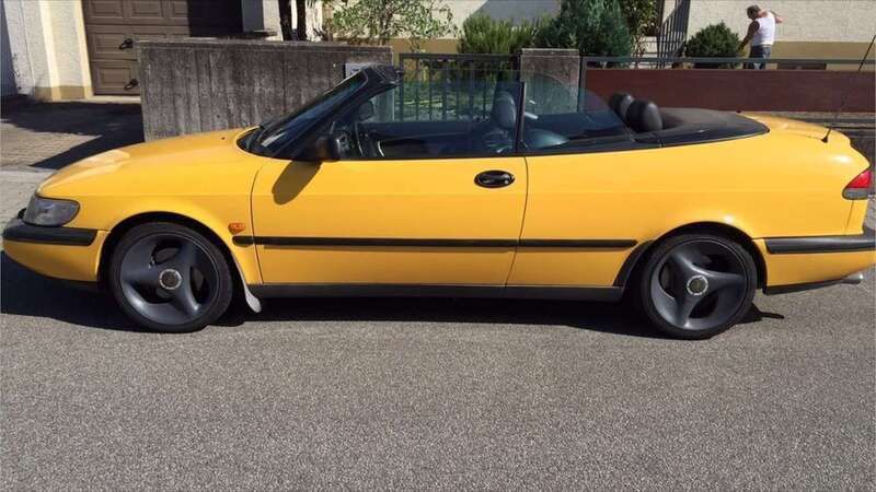 Gelb Gebraucht 1997 Saab 900 Cabriolet Cabrio | 9.999 € (Fairer Preis) - Bild 1/4