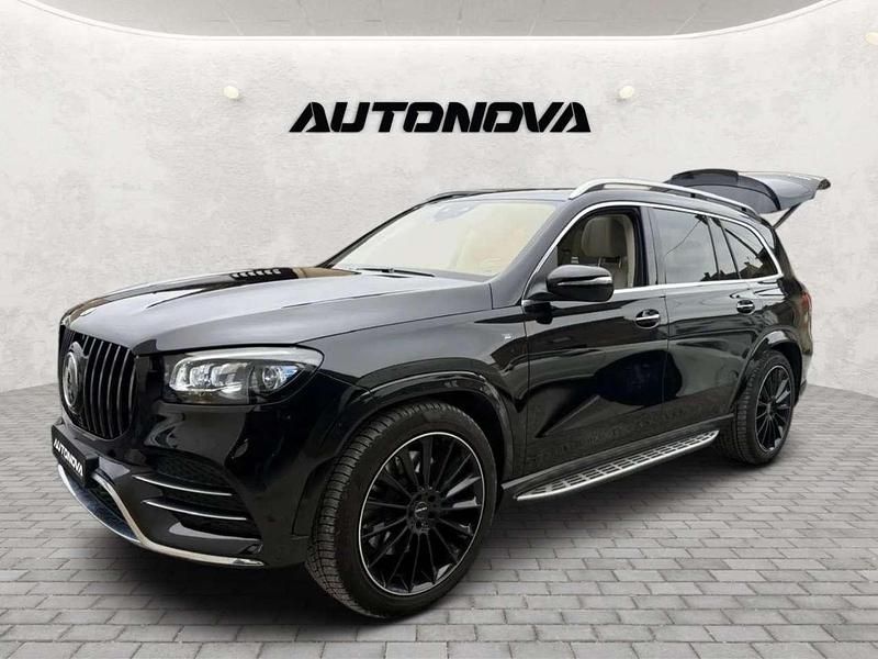 Schwarz Gebraucht 2022 Mercedes GLS580 AMG SUV | 109.999 € - Bild 1/4