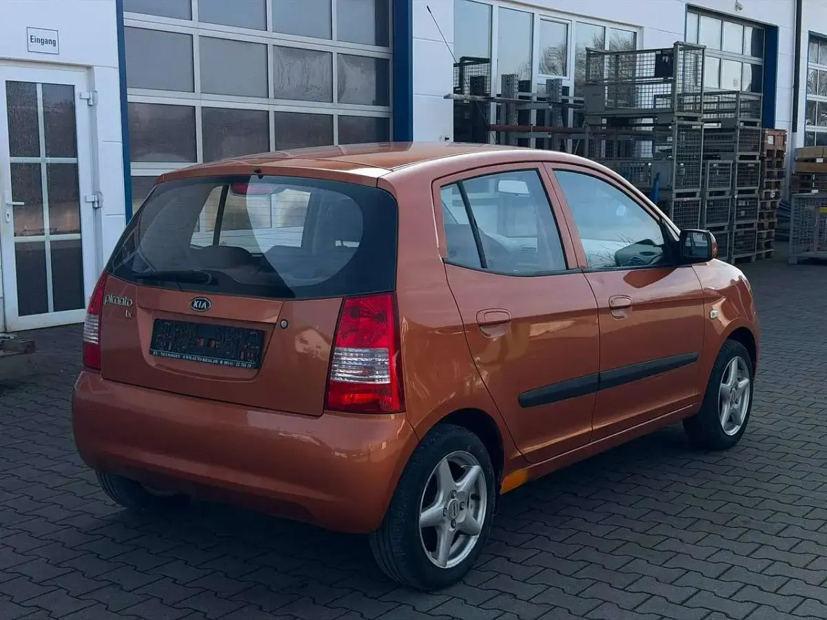 Gebraucht Kia Picanto LX 65 PS (47 kW) 2007 Orange Kleinwagen
