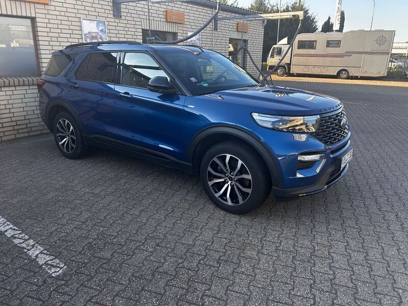 Blau Gebraucht 2021 Ford Explorer SUV | 44.900 € (Fairer Preis) - Bild 1/4
