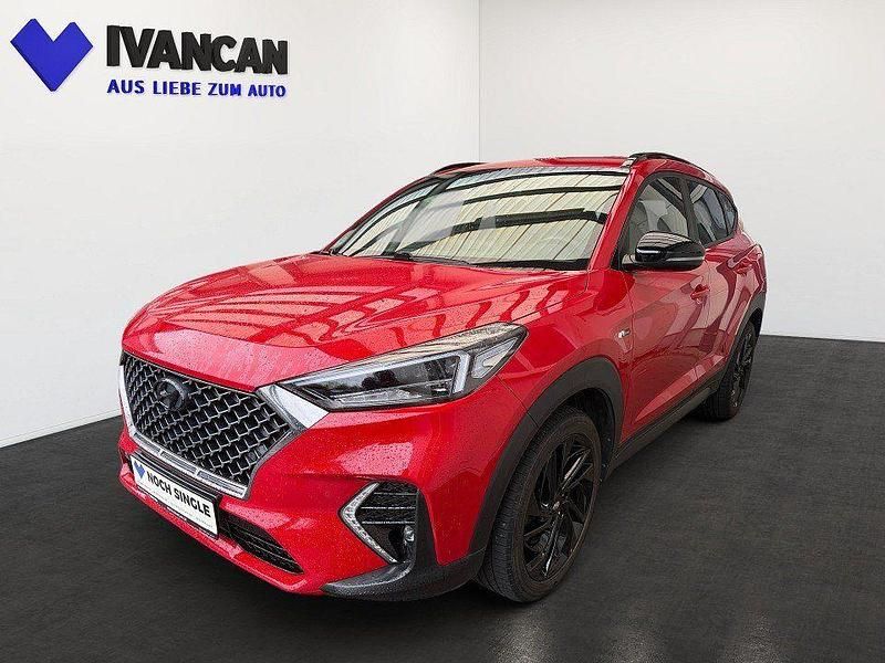 Engine red Gebraucht 2020 Hyundai Tucson SUV | 23.990 € (Etwas zu teuer) - Bild 1/4