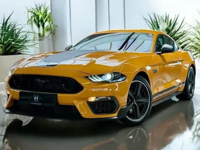 Orange (cyber orange mit desi) Neu 2025 Ford Mustang Mach 1 Coupé | 64.990 € - Bild 1/4