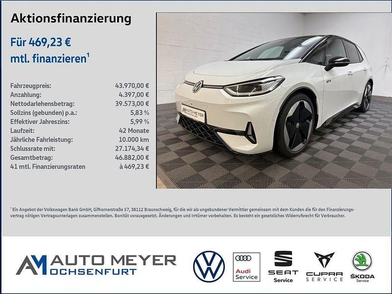 Gebraucht VW ID.3 GTX 239 kW (326 PS) 2025 Gletscherweiß metallic Kleinwagen