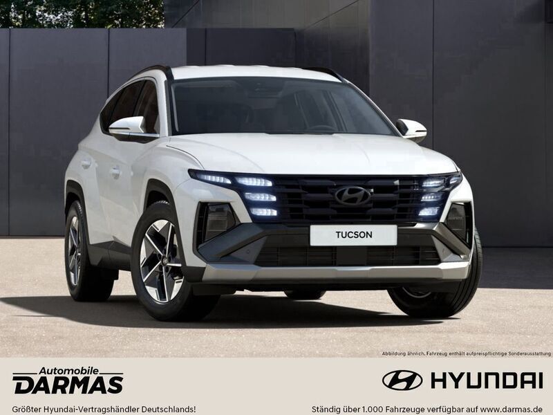 Atlas white Neu 2025 Hyundai Tucson Trend SUV | 32.490 € (Superpreis) - Bild 1/4