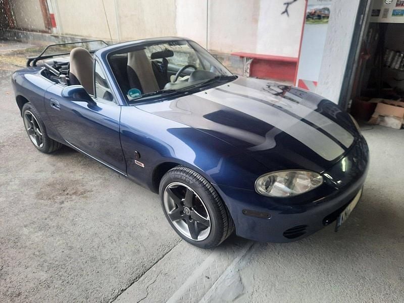 Gebraucht Mazda MX5 110 PS (80 kW) 2002 Blau Cabrio