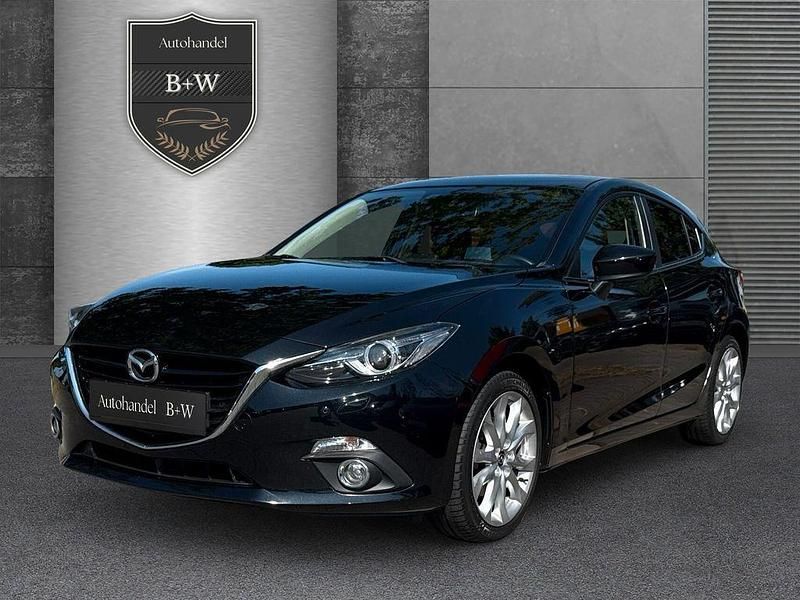 Schwarz Gebraucht 2016 Mazda 3 Sports-Line Limousine | 11.990 € (Fairer Preis) - Bild 1/3