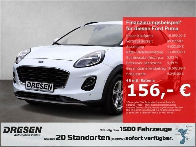 Weiß Gebraucht 2022 Ford Puma Titanium X SUV | 18.490 € (Fairer Preis) - Bild 1/4