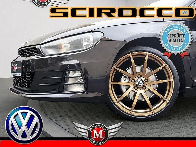 Schwarz Gebraucht 2015 VW Scirocco Sportline Coupé | 9.490 € (Guter Preis) - Bild 1/4