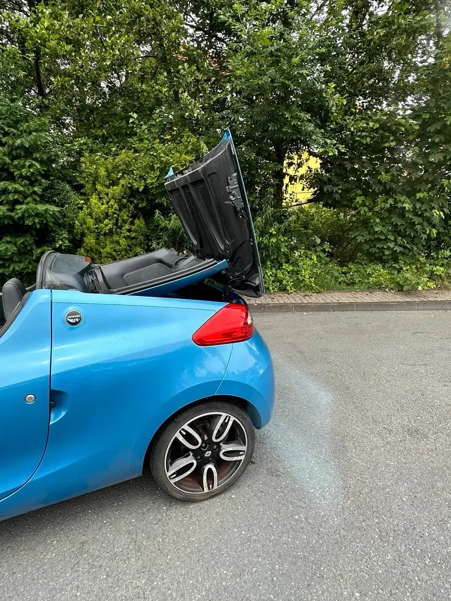 Gebraucht Renault Wind 102 PS (75 kW) 2012 Blau Cabrio