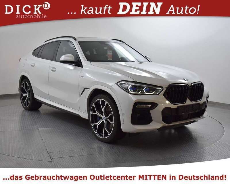 Mineralweiss met. Gebraucht 2020 BMW X6 M SUV | 48.950 € (Superpreis) - Bild 1/4