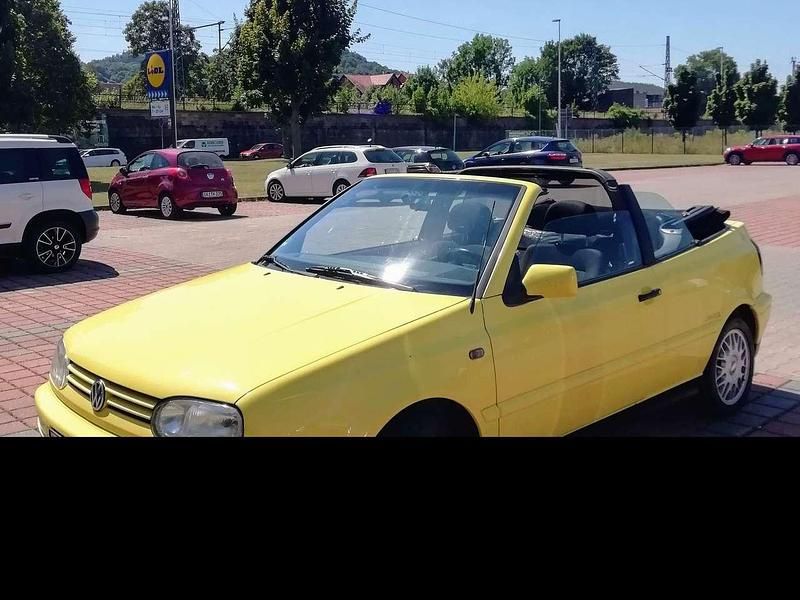 Gelb Gebraucht 1997 VW Golf Cabriolet Cabrio | 5.500 € - Bild 1/1