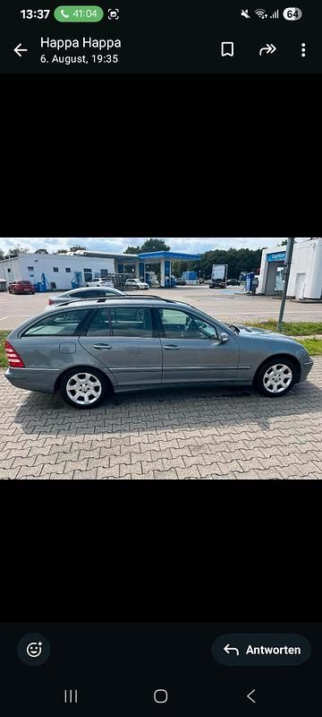 Grau Gebraucht 2004 Mercedes C180 Elegance Kombi | 3.599 € - Bild 1/4