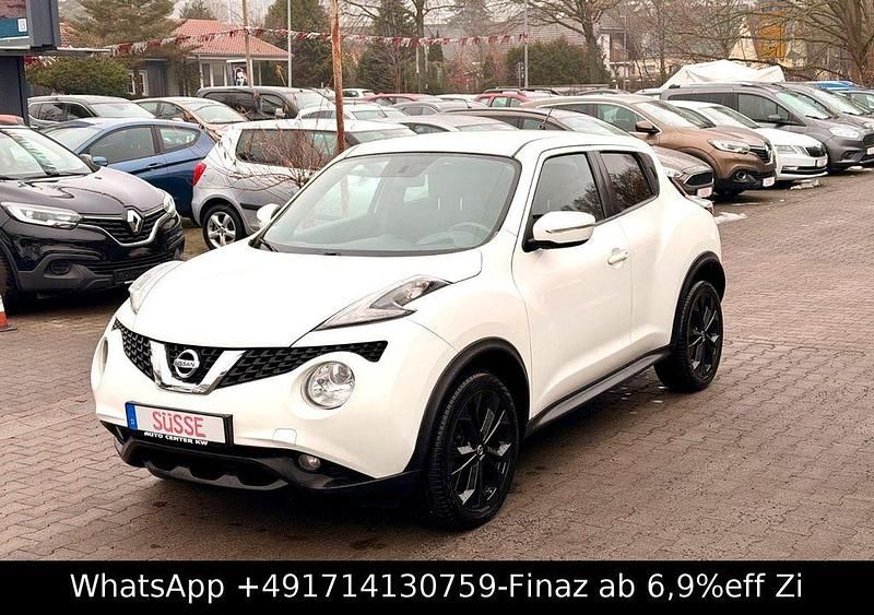 Weiß Gebraucht 2015 Nissan Juke Acenta SUV | 9.999 € (Fairer Preis) - Bild 1/4
