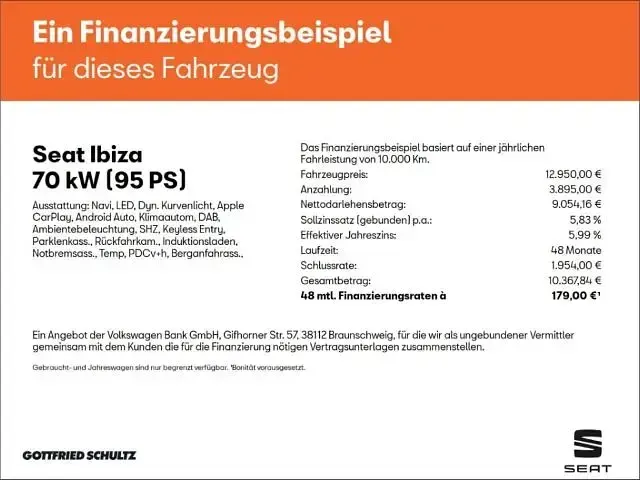 Gebraucht Seat Ibiza XCELLENCE 95 PS (69 kW) 2019 Schwarz Kleinwagen