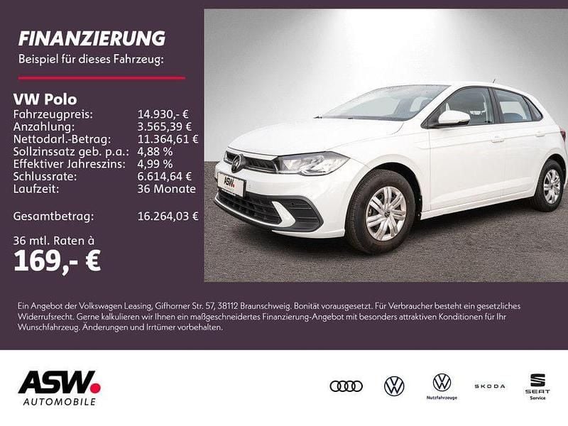 Pure white Gebraucht 2022 VW Polo Limousine | 14.930 € (Guter Preis) - Bild 1/4