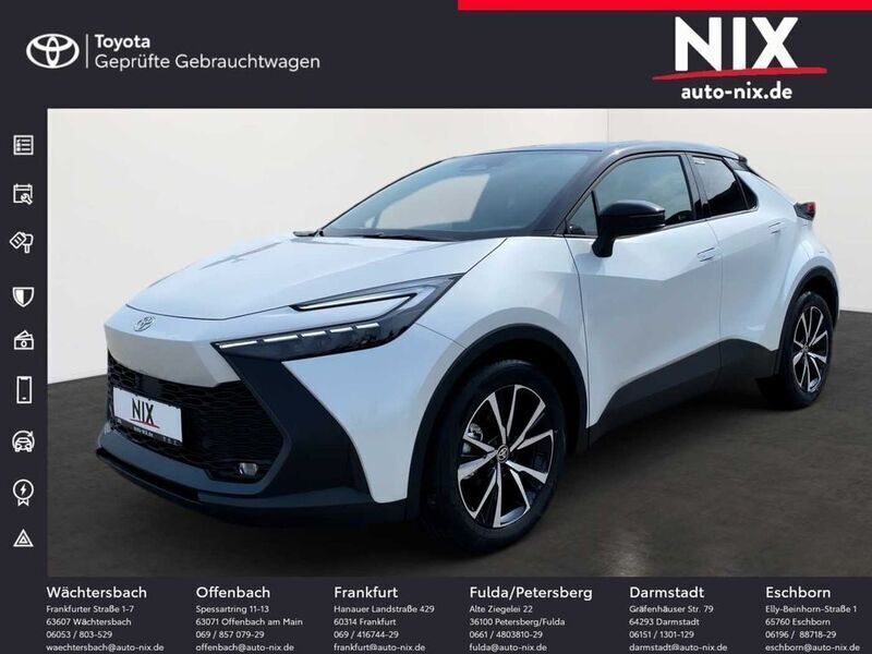 Platinumweiß / schwarz Neu 2024 Toyota C-HR Team SUV | 34.600 € (Guter Preis) - Bild 1/4