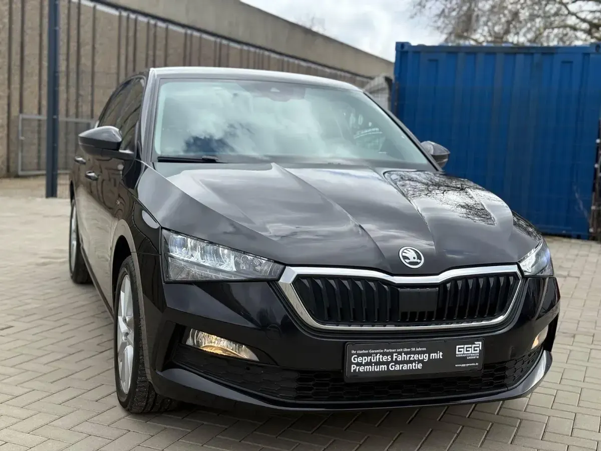 Gebraucht Skoda Scala Clever 110 PS (80 kW) 2022 Schwarz Kleinwagen