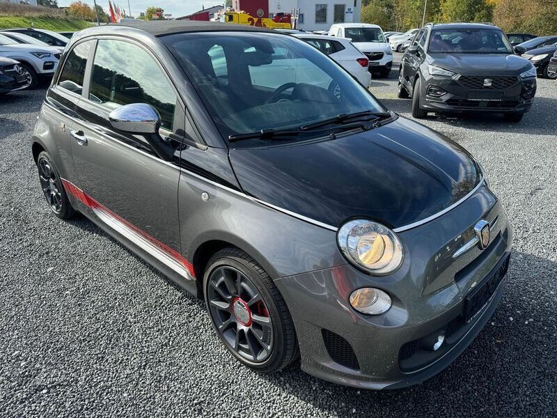 Schwarz Gebraucht 2015 Abarth 595C Custom Cabrio | 11.295 € (Fairer Preis) - Bild 1/4