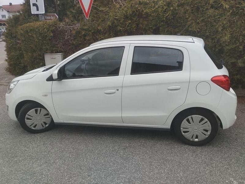 Gebraucht Mitsubishi Space Star 71 PS (52 kW) 2019 Weiß Kleinwagen