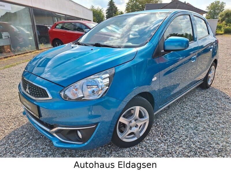 Blau Gebraucht 2017 Mitsubishi Space Star Kleinwagen | 5.990 € (Fairer Preis) - Bild 1/4