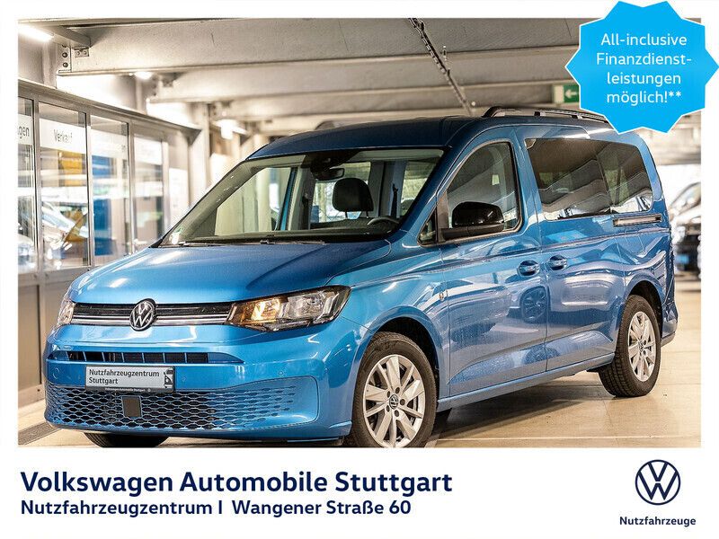 Costa azul metallic Gebraucht 2022 VW Caddy Maxi Life Life Van / Kleinbus | 26.990 € (Teuer) - Bild 1/3