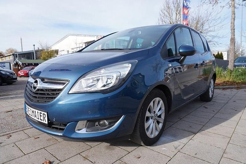 Blau Gebraucht 2017 Opel Meriva Active Van / Kleinbus | 9.350 € (Fairer Preis) - Bild 1/4