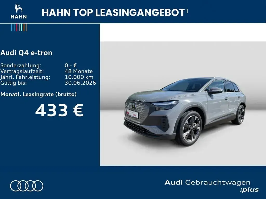 Gebraucht Audi Q4 e-tron Ambiente 210 kW (286 PS) 2025 Kieselgrau SUV