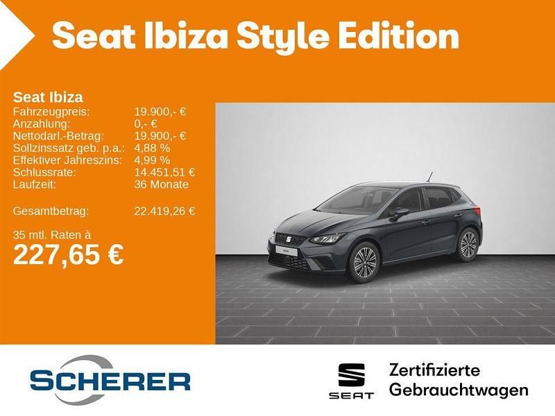 Gebraucht Seat Ibiza Style 116 PS (85 kW) 2024 Magnetic grau metallic (metallic) Kleinwagen