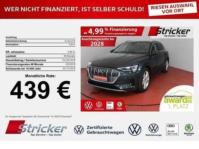 Manhattangrau metallic (metallic) Gebraucht 2023 Audi e-tron Sport SUV | 36.949 € (Fairer Preis) - Bild 1/4