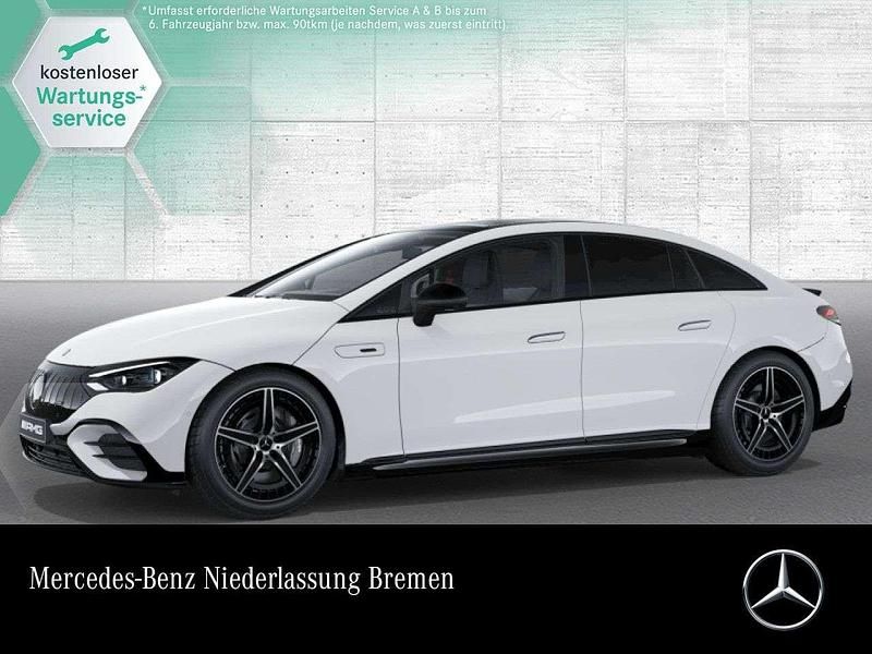 Weiß Gebraucht 2023 Mercedes EQE AMG 53 AMG Limousine | 66.490 € (Fairer Preis) - Bild 1/4