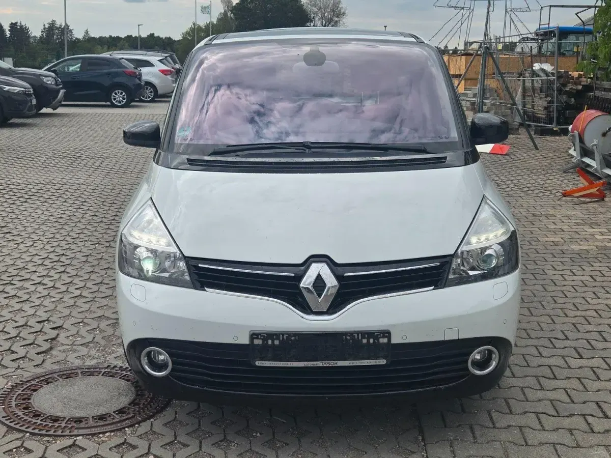 Gebraucht Renault Grand Espace 173 PS (127 kW) 2014 Weiß Van / Kleinbus