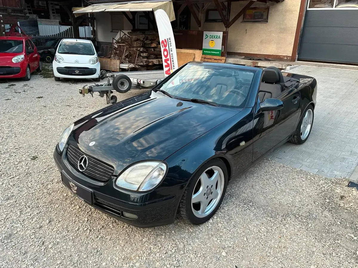 Gebraucht Mercedes SLK200 AMG 136 PS (100 kW) 1997 Schwarz Cabrio